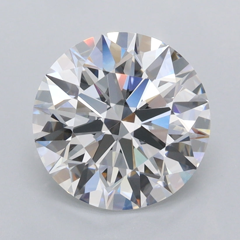 2.00 Carat Round Shaped, Excellent Cut, D Color, VVS1 Clarity, IGI Certified Lab Grown Diamond