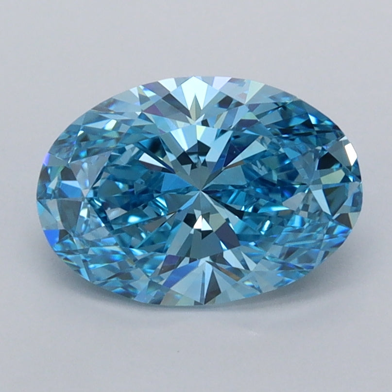 1.51 Carat Oval Shaped, Ideal Cut, VVS2 Clarity, IGI Certified Lab Grown Diamond