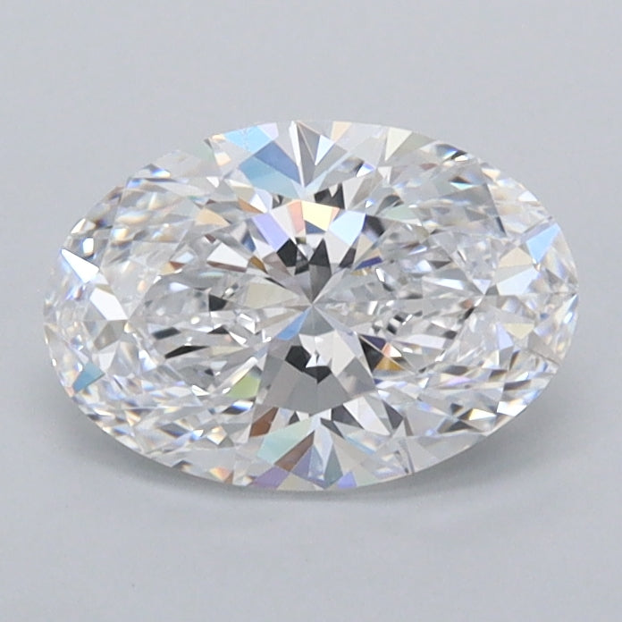 1.04 Carat Oval Shaped, Ideal Cut, D Color, FL Clarity, IGI Certified Lab Grown Diamond