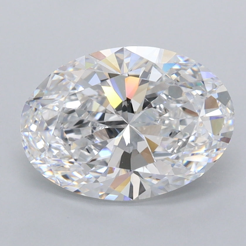 1.97 Carat Oval Shaped, Ideal Cut, D Color, VVS1 Clarity, IGI Certified Lab Grown Diamond