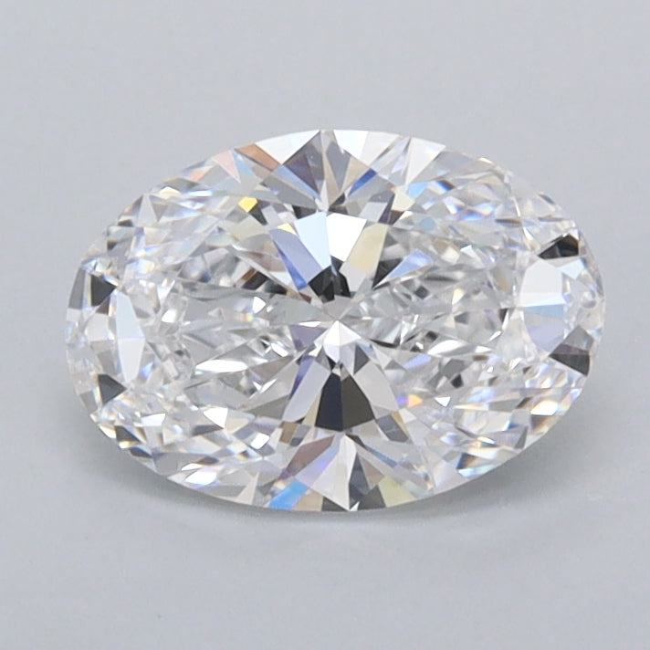 1.02 Carat Oval Shaped, Ideal Cut, D Color, FL Clarity, IGI Certified Lab Grown Diamond