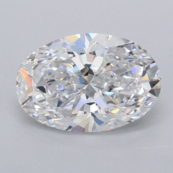 1.05 Carat Oval Shaped, Excellent Cut, D Color, FL Clarity, IGI Certified Lab Grown Diamond