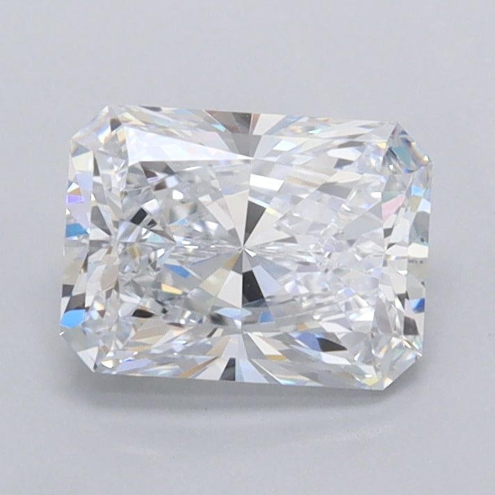 1.03 Carat Radiant Shaped, Excellent Cut, D Color, FL Clarity, IGI Certified Lab Grown Diamond
