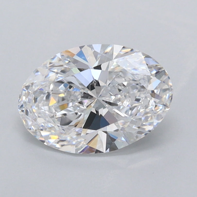 1.02 Carat Oval Shaped, Excellent Cut, D Color, IF Clarity, IGI Certified Lab Grown Diamond
