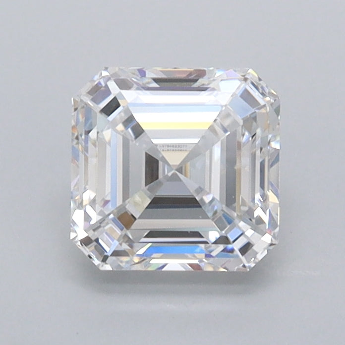 1.06 Carat Asscher Shaped, Ideal Cut, D Color, FL Clarity, IGI Certified Lab Grown Diamond