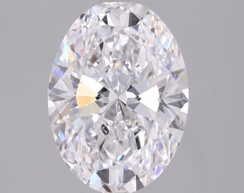 1.67 Carat Oval Shaped, Ideal Cut, D Color, FL Clarity, IGI Certified Lab Grown Diamond