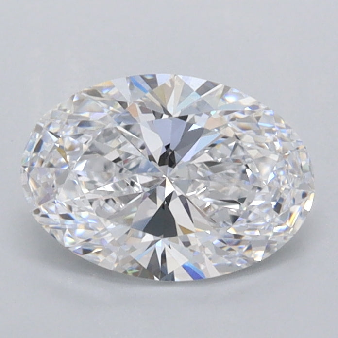 1.06 Carat Oval Shaped, Ideal Cut, D Color, FL Clarity, IGI Certified Lab Grown Diamond