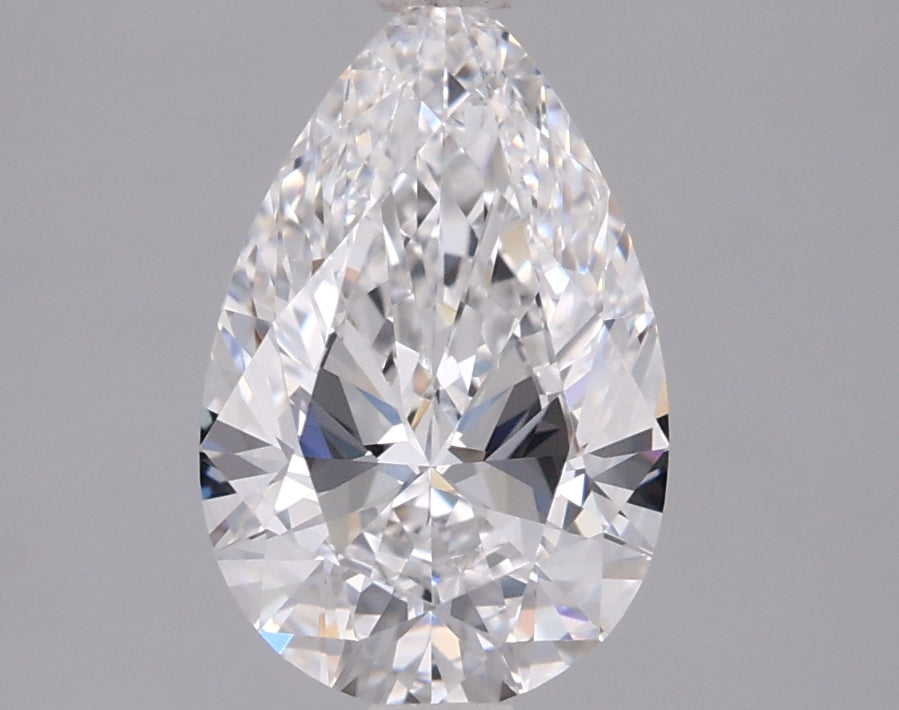 1.55 Carat Pear Shaped, Ideal Cut, D Color, VVS1 Clarity, IGI Certified Lab Grown Diamond