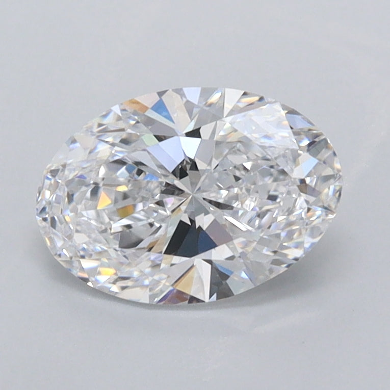 1.05 Carat Oval Shaped, Ideal Cut, D Color, FL Clarity, IGI Certified Lab Grown Diamond