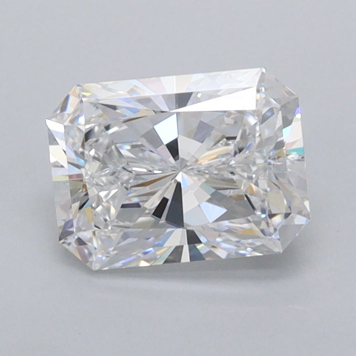 1.06 Carat Radiant Shaped, Excellent Cut, D Color, VVS2 Clarity, IGI Certified Lab Grown Diamond