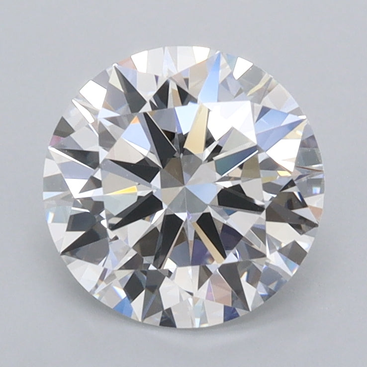 1.65 Carat Round Shaped, Excellent Cut, D Color, FL Clarity, IGI Certified Lab Grown Diamond