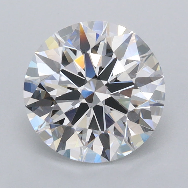 1.72 Carat Round Shaped, Ideal Cut, D Color, VVS1 Clarity, IGI Certified Lab Grown Diamond