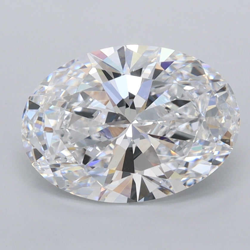 1.90 Carat Oval Shaped, Ideal Cut, D Color, IF Clarity, IGI Certified Lab Grown Diamond