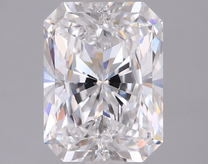 2.04 Carat Radiant Shaped, Ideal Cut, D Color, VVS1 Clarity, IGI Certified Lab Grown Diamond
