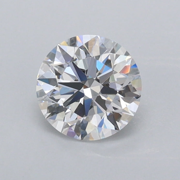 0.65 Carat Round Shaped, Ideal Cut, D Color, VVS2 Clarity, IGI Certified Lab Grown Diamond