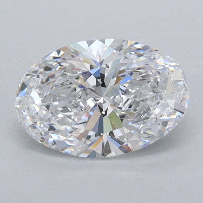 0.96 Carat Oval Shaped, Ideal Cut, D Color, VS1 Clarity, IGI Certified Lab Grown Diamond