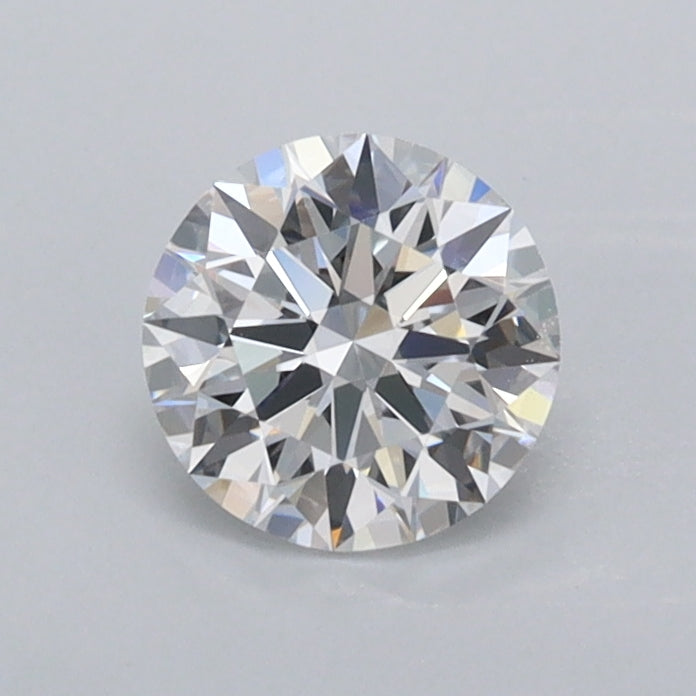 0.68 Carat Round Shaped, Ideal Cut, D Color, VVS2 Clarity, IGI Certified Lab Grown Diamond