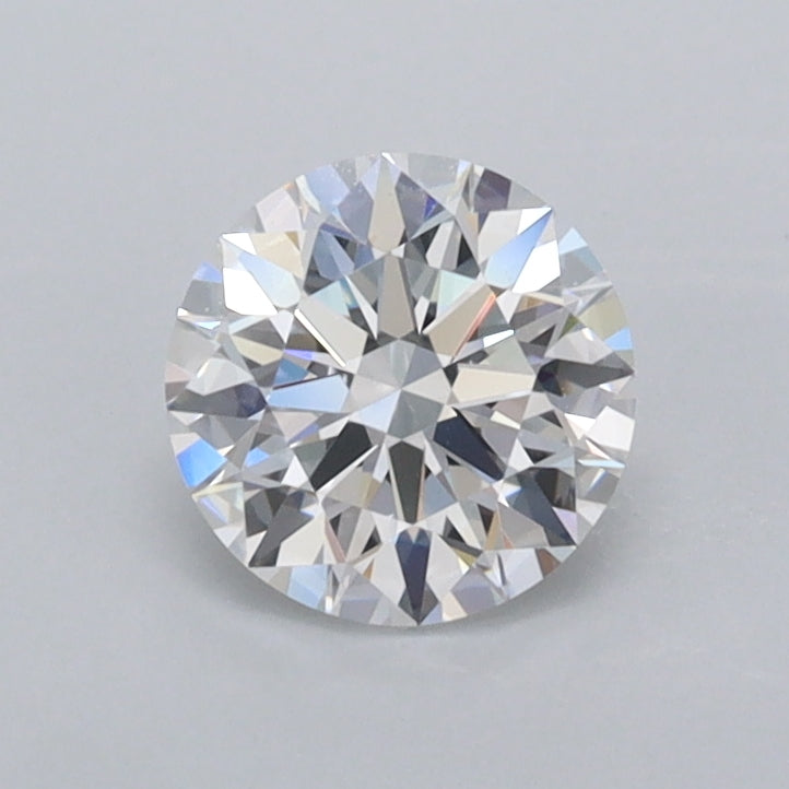 0.76 Carat Round Shaped, Ideal Cut, D Color, VVS2 Clarity, IGI Certified Lab Grown Diamond