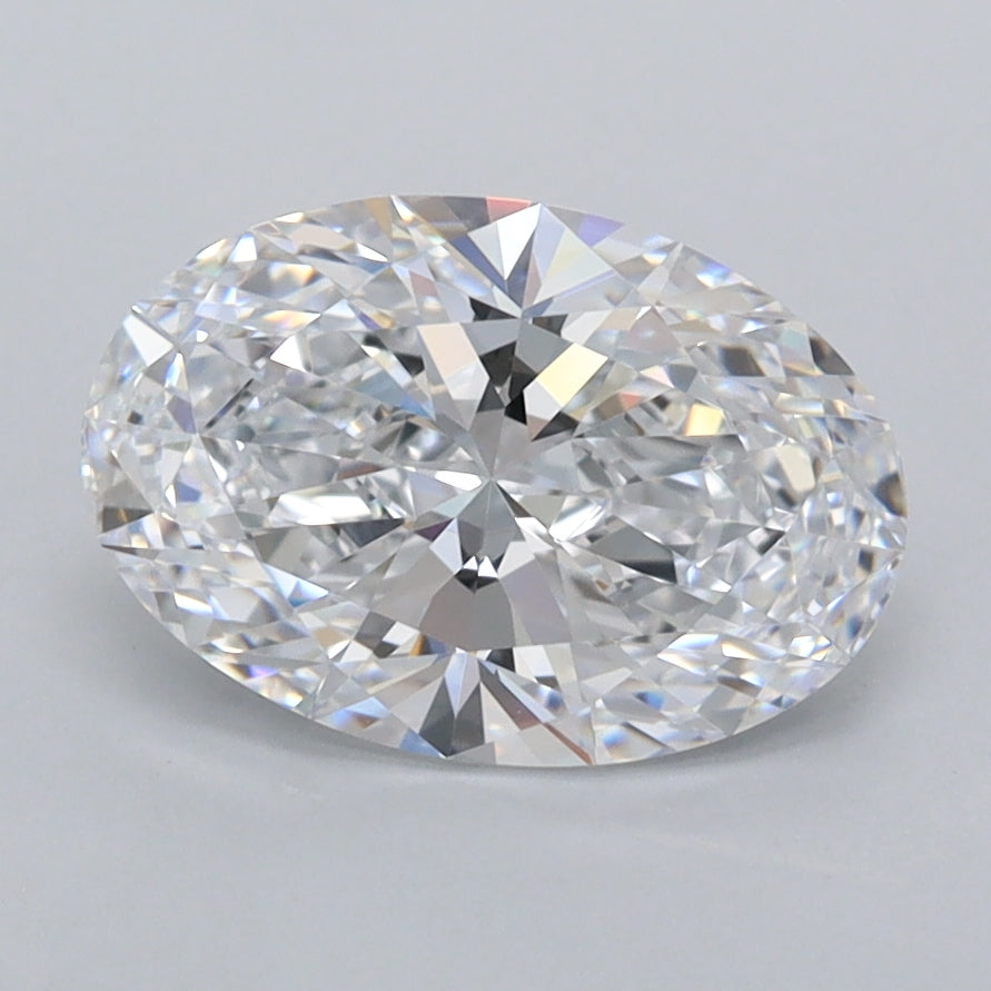 1.80 Carat Oval Shaped, Ideal Cut, D Color, FL Clarity, IGI Certified Lab Grown Diamond