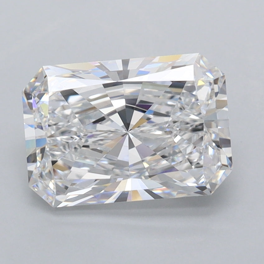 1.43 Carat Radiant Shaped, Ideal Cut, D Color, FL Clarity, IGI Certified Lab Grown Diamond
