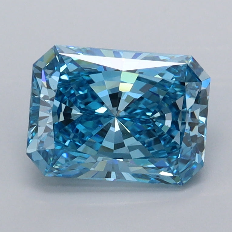 1.52 Carat Radiant Shaped, Ideal Cut, VVS1 Clarity, IGI Certified Lab Grown Diamond