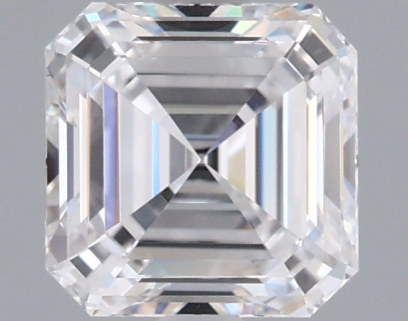 1.01 Carat Asscher Shaped, Ideal Cut, D Color, VVS1 Clarity, IGI Certified Lab Grown Diamond