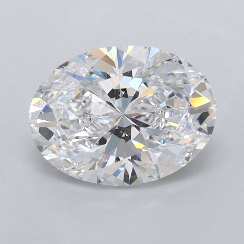 1.35 Carat Oval Shaped, Ideal Cut, D Color, FL Clarity, IGI Certified Lab Grown Diamond