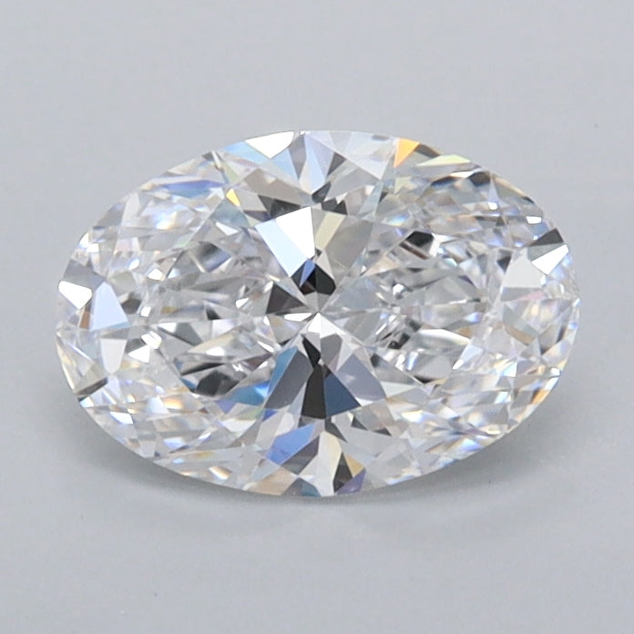 0.91 Carat Oval Shaped, Ideal Cut, D Color, FL Clarity, IGI Certified Lab Grown Diamond