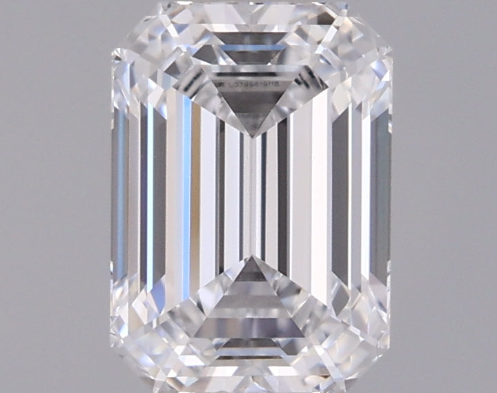 0.94 Carat Emerald Shaped, Ideal Cut, D Color, VVS2 Clarity, IGI Certified Lab Grown Diamond