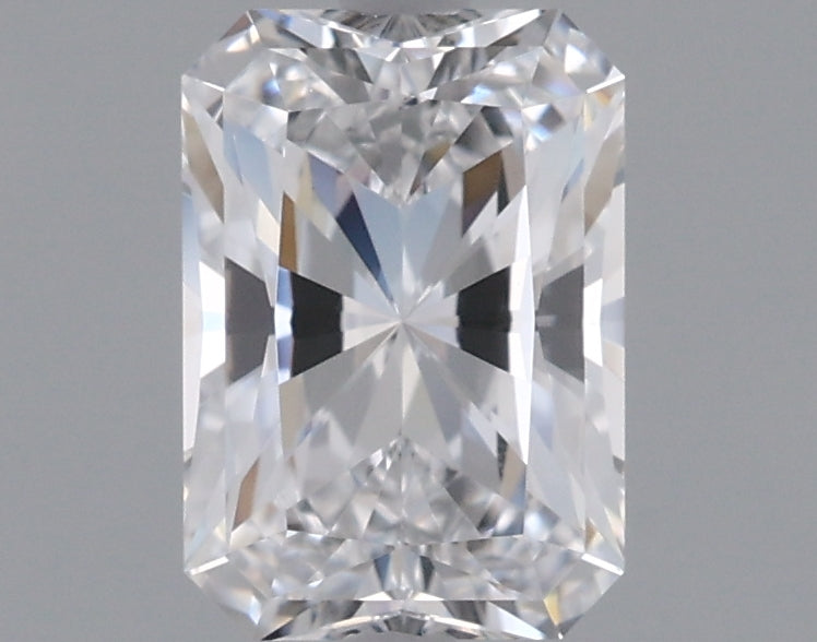 0.97 Carat Radiant Shaped, Ideal Cut, D Color, VVS1 Clarity, IGI Certified Lab Grown Diamond