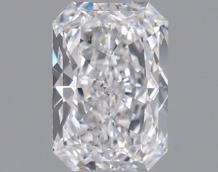 0.95 Carat Radiant Shaped, Ideal Cut, D Color, VVS1 Clarity, IGI Certified Lab Grown Diamond