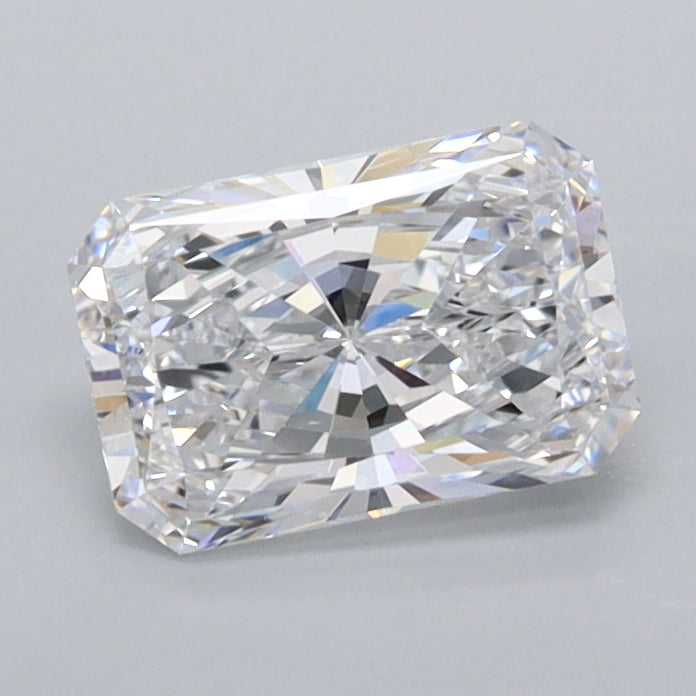 0.96 Carat Radiant Shaped, Ideal Cut, D Color, IF Clarity, IGI Certified Lab Grown Diamond