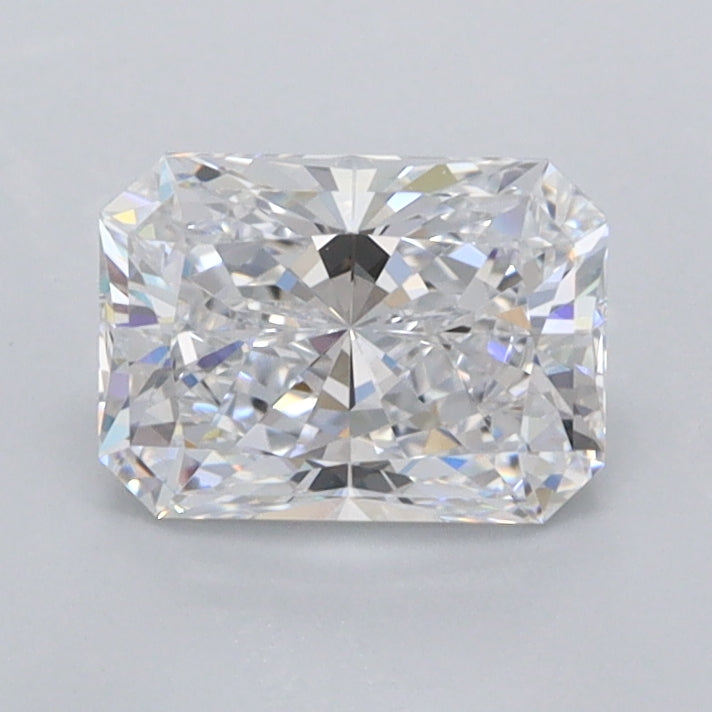 1.05 Carat Radiant Shaped, Excellent Cut, D Color, FL Clarity, IGI Certified Lab Grown Diamond