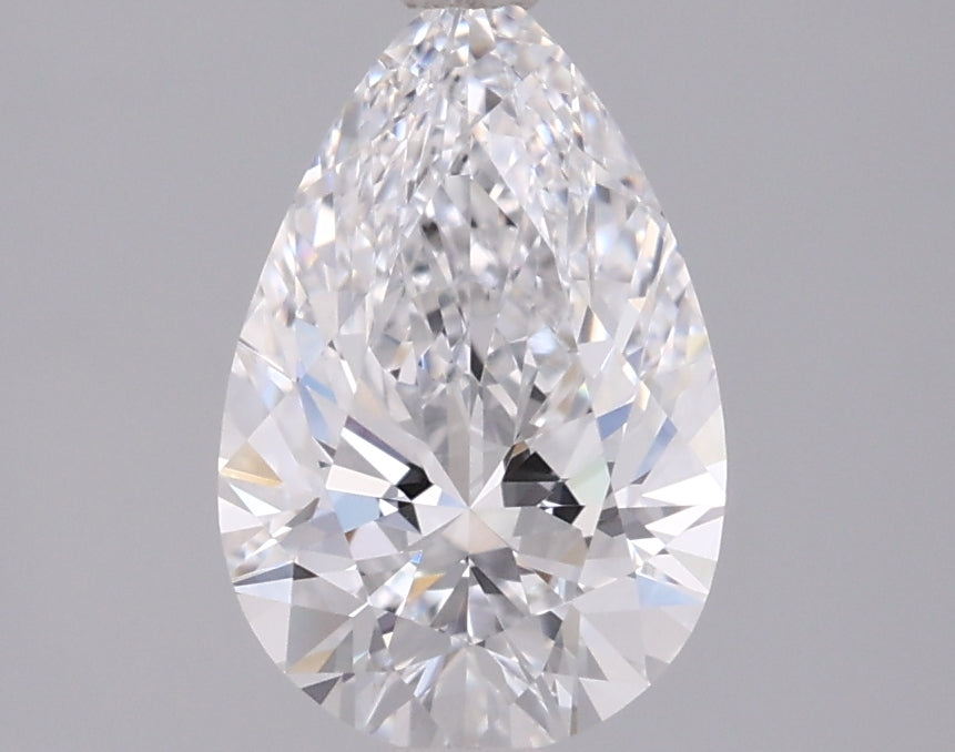 1.55 Carat Pear Shaped, Excellent Cut, D Color, VVS1 Clarity, IGI Certified Lab Grown Diamond