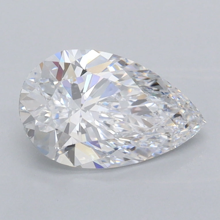 1.07 Carat Pear Shaped, Excellent Cut, D Color, VVS1 Clarity, IGI Certified Lab Grown Diamond