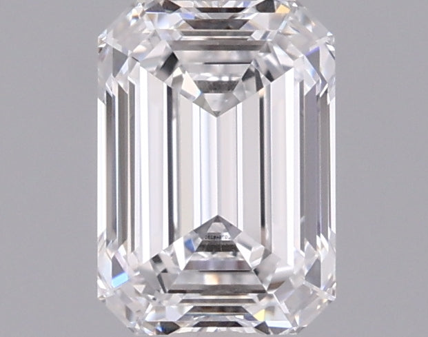 1.11 Carat Emerald Shaped, Ideal Cut, D Color, VVS2 Clarity, IGI Certified Lab Grown Diamond
