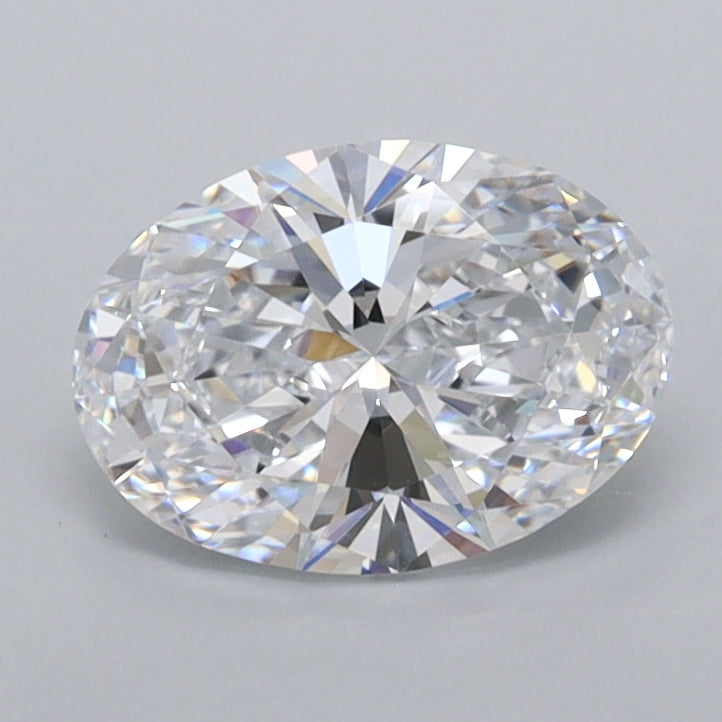 1.08 Carat Oval Shaped, Excellent Cut, D Color, IF Clarity, IGI Certified Lab Grown Diamond