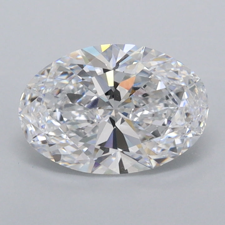 1.01 Carat Oval Shaped, Ideal Cut, D Color, FL Clarity, IGI Certified Lab Grown Diamond