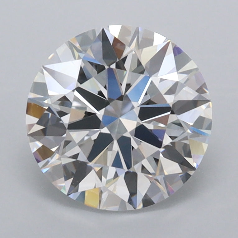 1.97 Carat Round Shaped, Ideal Cut, D Color, IF Clarity, IGI Certified Lab Grown Diamond