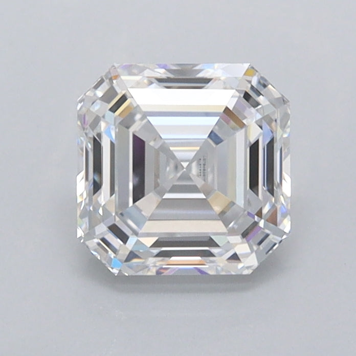 1.05 Carat Asscher Shaped, Ideal Cut, D Color, FL Clarity, IGI Certified Lab Grown Diamond