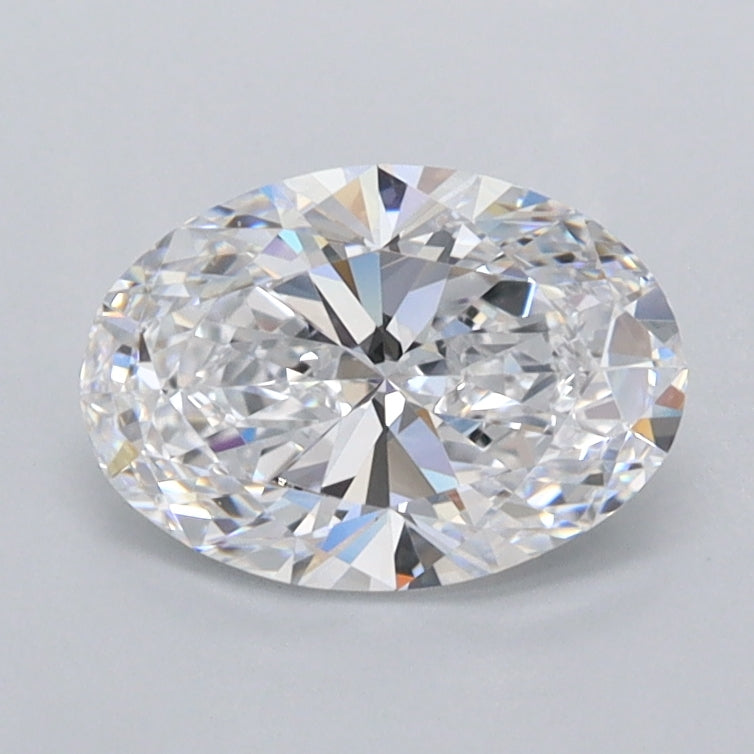 1.06 Carat Oval Shaped, Ideal Cut, D Color, FL Clarity, IGI Certified Lab Grown Diamond