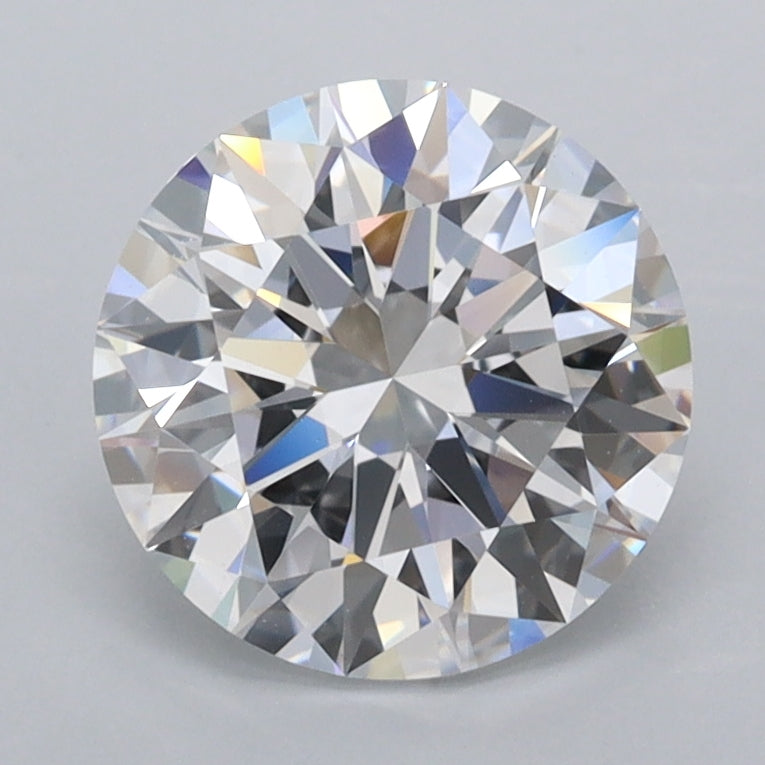 1.98 Carat Round Shaped, Ideal Cut, D Color, FL Clarity, IGI Certified Lab Grown Diamond