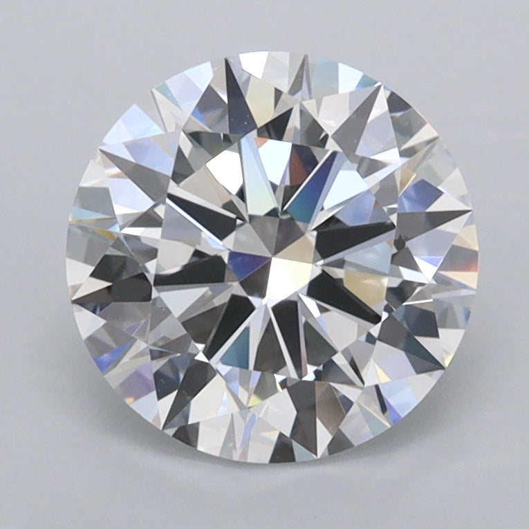 1.87 Carat Round Shaped, Excellent Cut, D Color, FL Clarity, IGI Certified Lab Grown Diamond