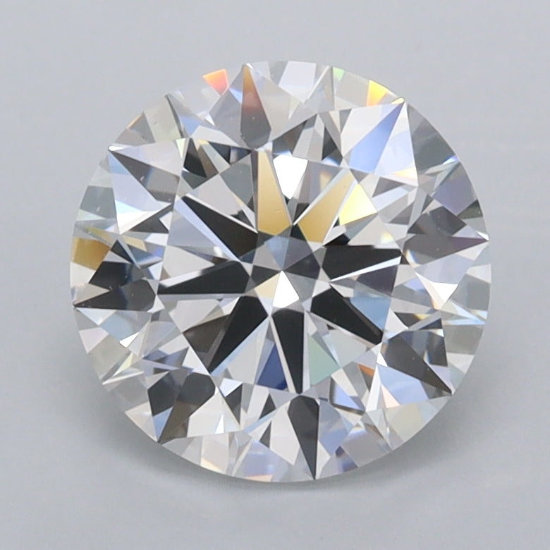 2.00 Carat Round Shaped, Ideal Cut, D Color, FL Clarity, IGI Certified Lab Grown Diamond