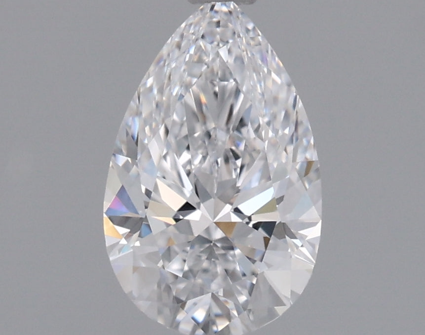 0.96 Carat Pear Shaped, Ideal Cut, D Color, VVS1 Clarity, IGI Certified Lab Grown Diamond