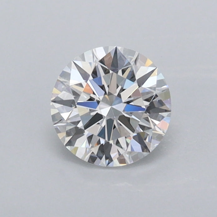 0.55 Carat Round Shaped, Ideal Cut, D Color, VVS2 Clarity, IGI Certified Lab Grown Diamond