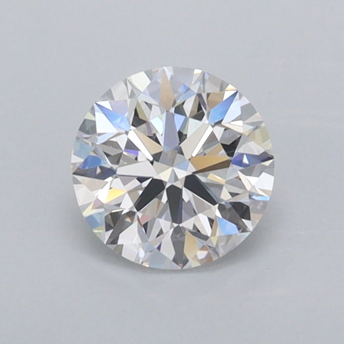 0.68 Carat Round Shaped, Excellent Cut, D Color, VVS2 Clarity, IGI Certified Lab Grown Diamond
