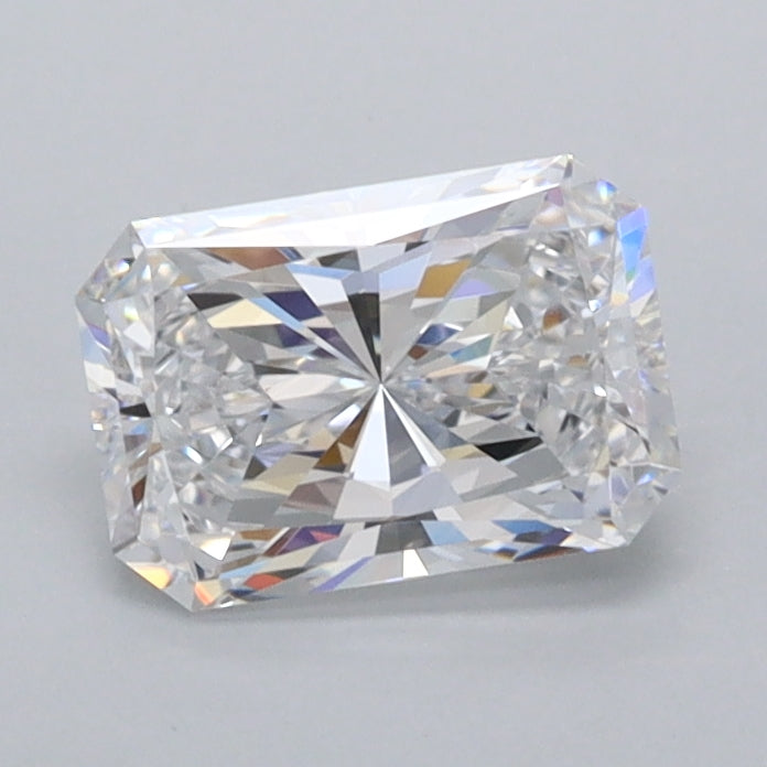 0.98 Carat Radiant Shaped, Excellent Cut, D Color, VVS1 Clarity, IGI Certified Lab Grown Diamond