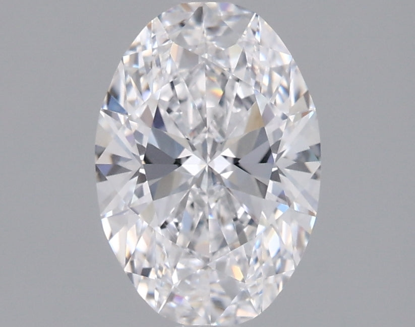 1.28 Carat Oval Shaped, Ideal Cut, D Color, VVS2 Clarity, IGI Certified Lab Grown Diamond