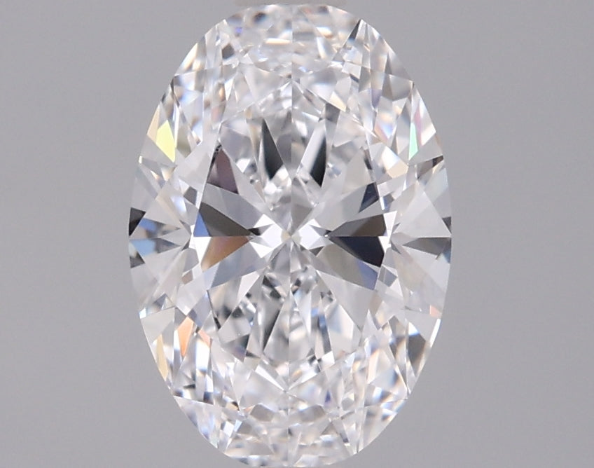 1.22 Carat Oval Shaped, Ideal Cut, D Color, VVS2 Clarity, IGI Certified Lab Grown Diamond